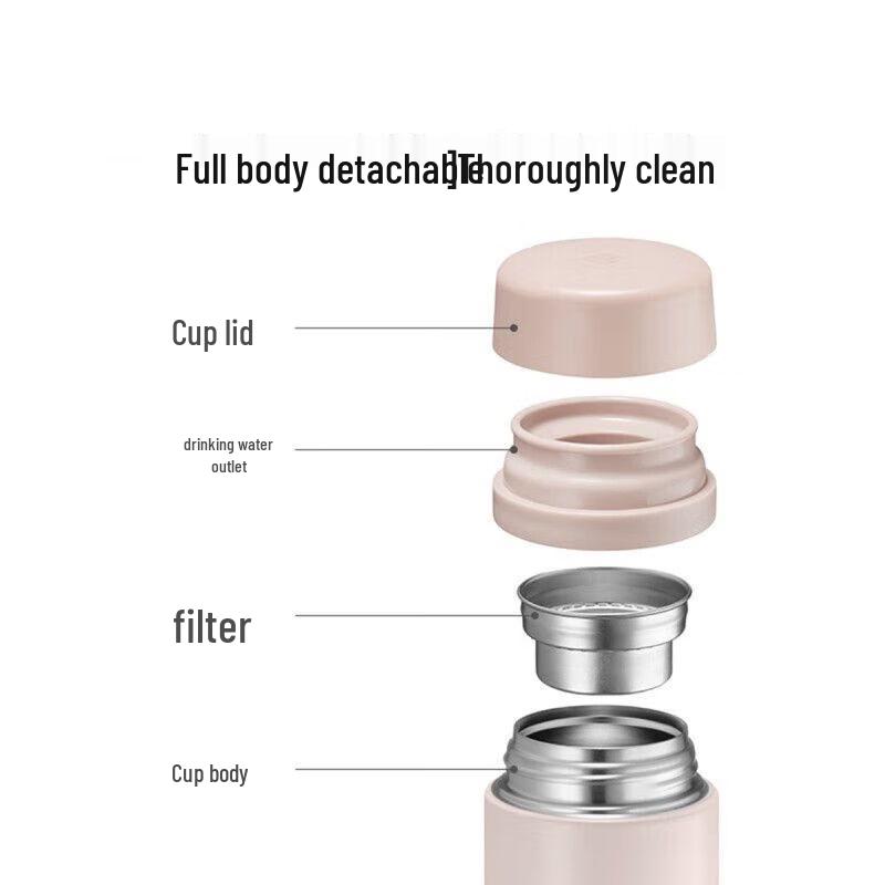 ZWILLING Portable Stainless Steel Vacuum Tea Filter Mug