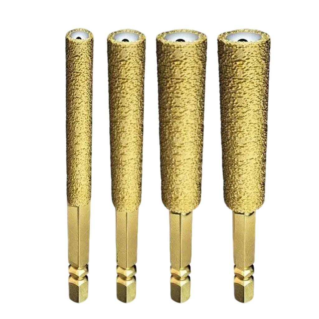 New Full-sand Brazing Hole Opener, Tile Drilling Drill Bit, Hole Enlargement, Grinding Head, Trimming, Dry Drilling Glass Drill Bit