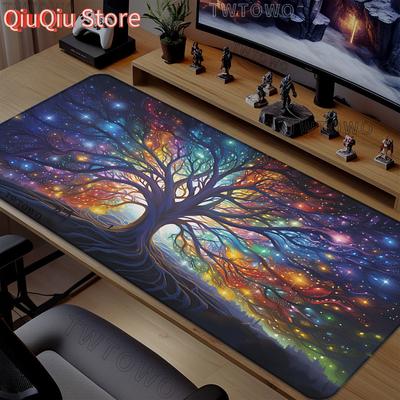 Lebensbaum Mauspads Gaming Print on Demand Groß HD Neues Mauspads XXL Schreibtischunterlagen Spielmatte Büro Natürlicher Gummi Weiches PC-Mauspad