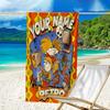 Custom Name Beach Towel Friendship Laughter Arnold Beach Towel, Soft Microfiber, Gift for Her/Him, Birthday, for Pool, Beach, Travel, Fan gifts