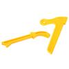 2pcs Yellow Plastic 2 in 1 Wood Saw Push Stick Practical Safety Push Block Woodworking Tool