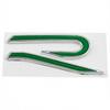 ear1 Metal for Volkswagen VW R Emblem Tiguan Bora GOLF POLO PASSAT CC T-CROSS Touran Jetta Arteon MK6 Car Grille Emblem Modification