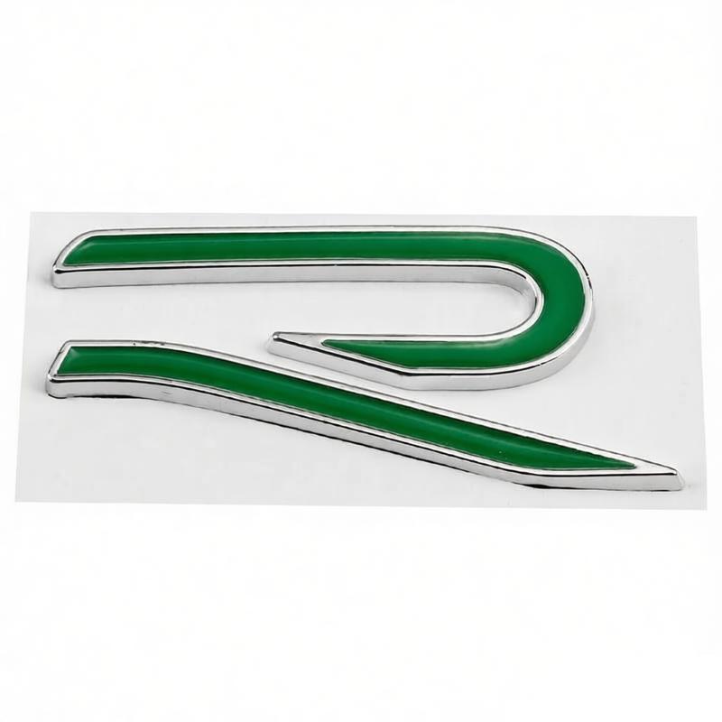 ear1 Metal for Volkswagen VW R Emblem Tiguan Bora GOLF POLO PASSAT CC T-CROSS Touran Jetta Arteon MK6 Car Grille Emblem Modification
