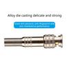 Secure Screw Lock BNC Connectors for Home Security Cameras Solderfree Screw-lock Terminals Coaxials Adapters