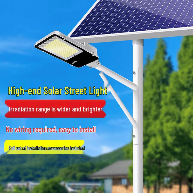 Solar Road Lamp with 3m A-Arm Pole
