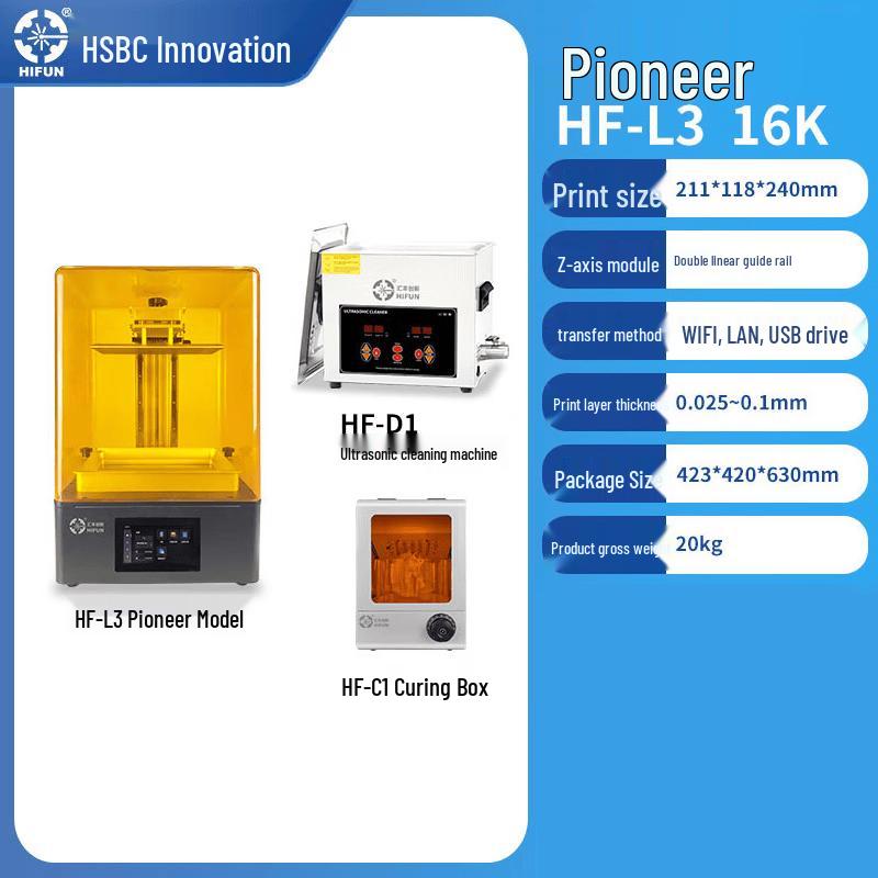 HIFUN L3 16K Industrial LCD 3D Printer