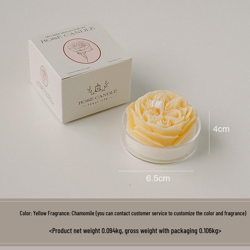 Austin Rose Scented Candle - Qixi Valentine's Day Souvenir Gift