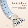 Watch Band For Apple Watch Series 10 8 9 8 7 SE 6 5 4 3 2 1 42mm 41mm 40mm 38mm Four-Pointed Star Genuine Cow Leather Strap