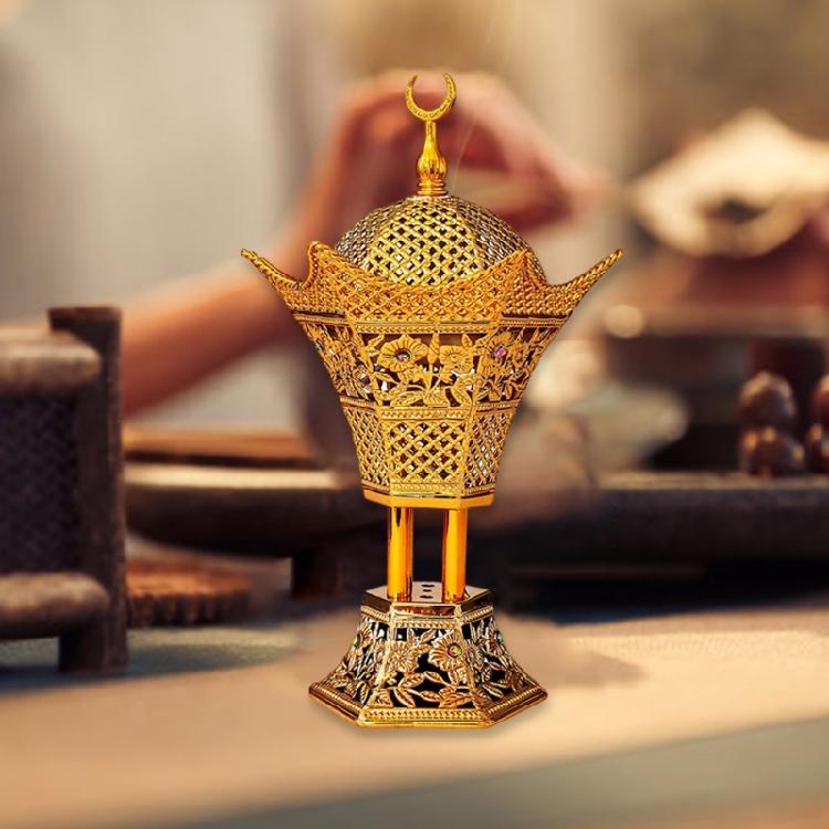 Elegantní arabské elektrické kadidelnice Zlatá povrchová úprava Zlepšuje atmosféru domova Vysoké teploty
