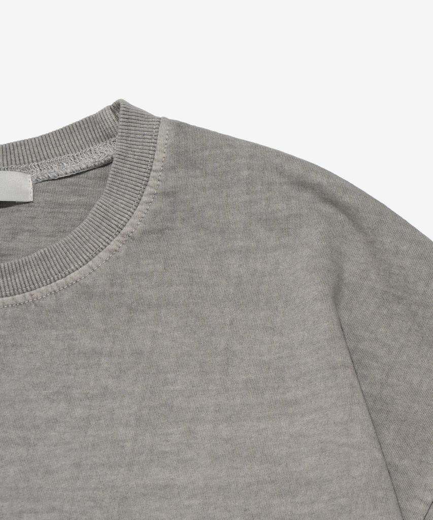 CARGOBROS FOR WOMAN Pigment Logo Oversized Long Sleeve (Grey)