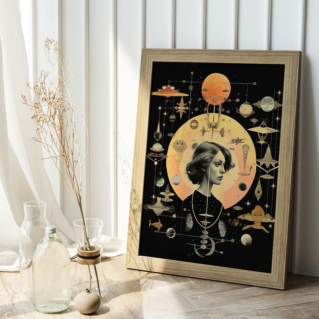 Plakat astrologia planety obraz