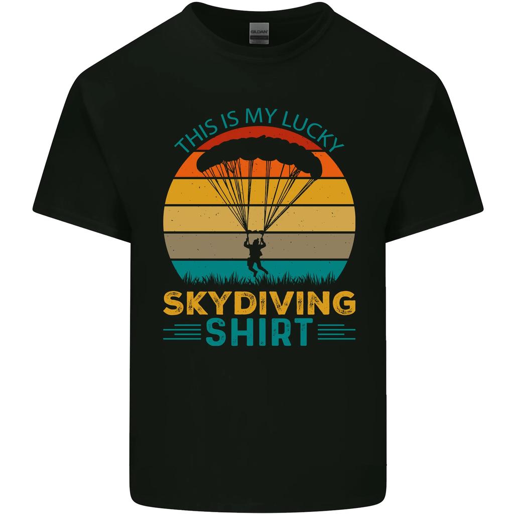 My Lucky Skydiving Funny Skydiver Kids T-Shirt Childrens