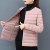 Women's Lightweight Winter Cotton Down Coat - Slim Fit, Cotton-Padded, Inner/Outer Wear