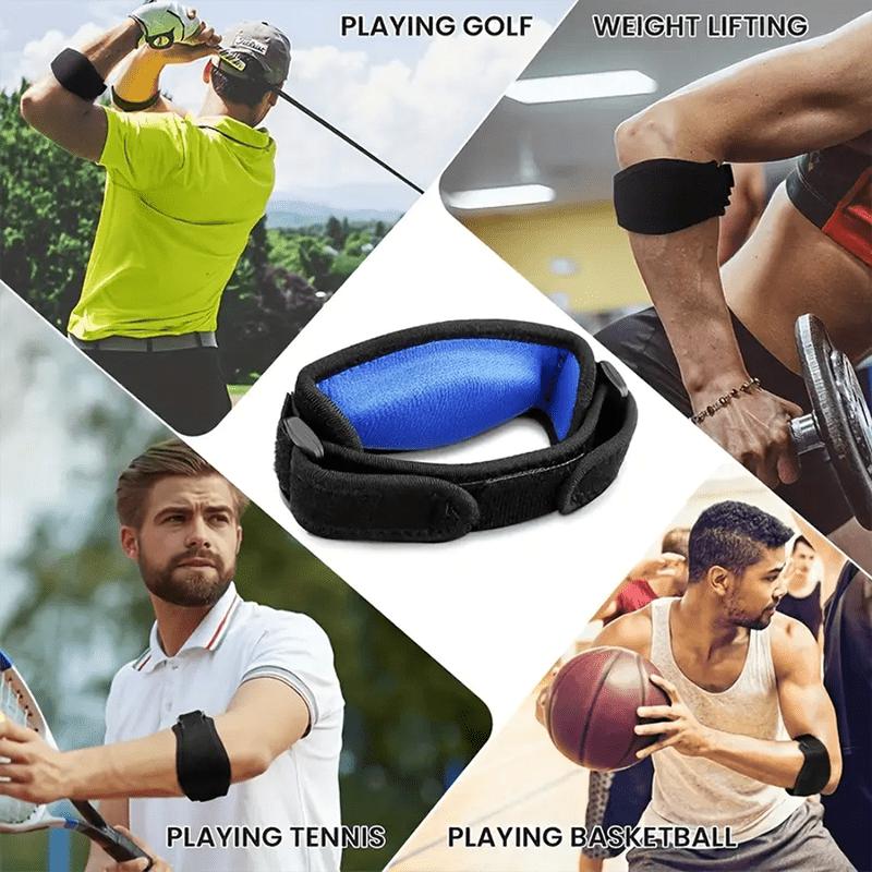 Tennis Elbow Brace, Elbow Strap with Compression Pad, Adjustable Tennis Elbow Support, Effective Pain Relief for Tennis, Golfer