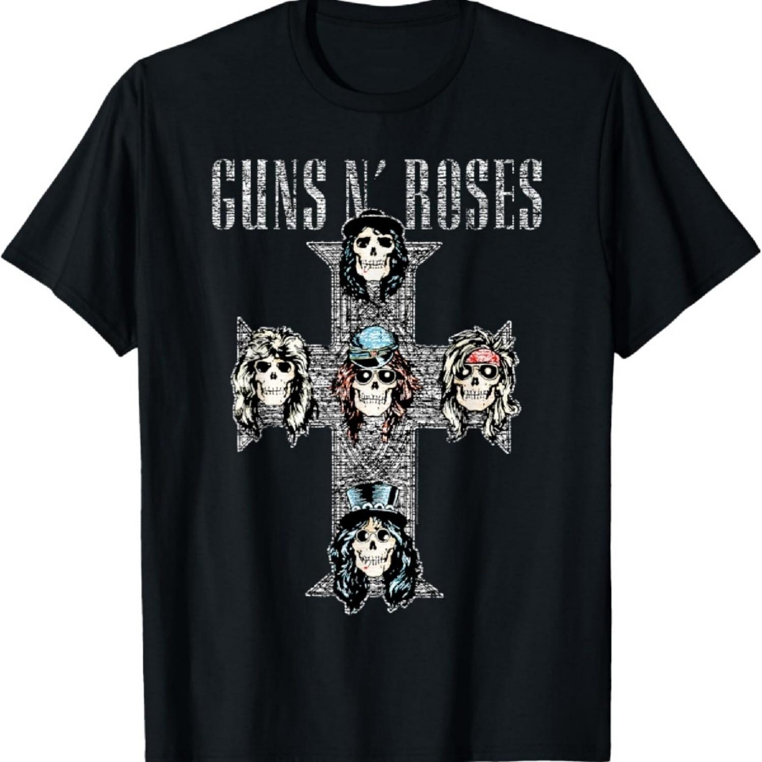Официальная винтажная футболка с крестом Guns N  Roses S