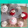 Christmas Festive Tabletop Tree Decor Felt Sheep Modern Design Parties Holiday