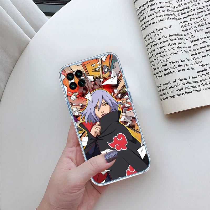 Anime Akatsuki Naruto Transparent Phone Case for Motorola Moto E22I E22S E22 E32 E40 E7 E7I G Plus Power Play Stylus G22 G14