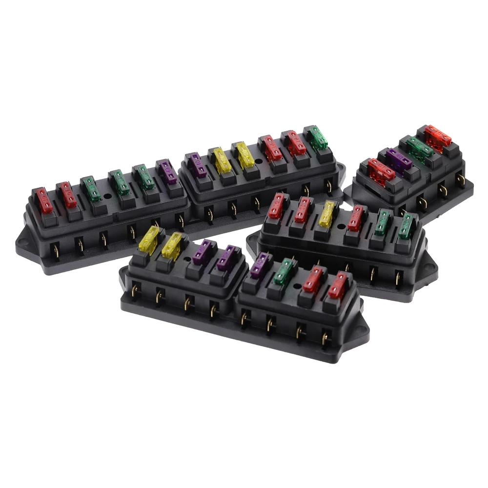 Boîte à Fusibles à Lame 12‑36VDC Boîte à Fusibles à Lame ATC ATO Panneau De Bloc étanche Avec