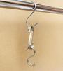 Stainless Steel Flat S Hook for Sausage, Bacon, Fish Drying, Kitchen, or Clothing Storage
