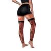 Spring Halloween Spider Web Simulation Printed Elastic Women's Sports Yoga Pants Peach Butt Elastic Leggings