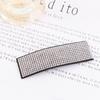 Rectangle Barrettes Rhinestone For Girls Hair Pins Crystal Women Hair Clips Korean Style Barrettes