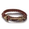 Arrival Multilayer charm leather Vintage Bronze Arrow bracelet anchor bracelet for men women lovers' gift