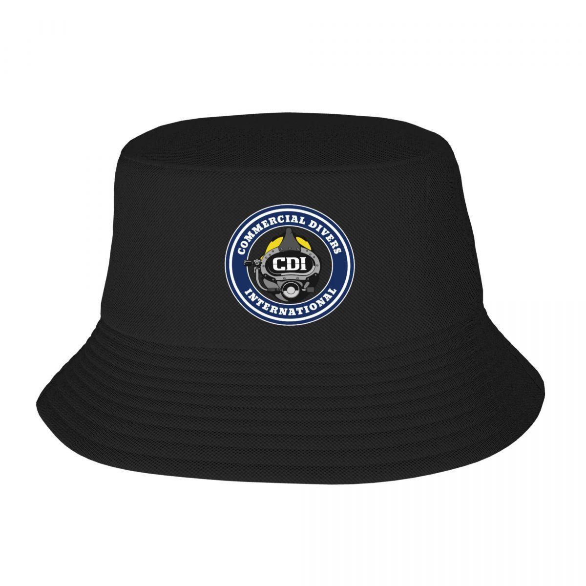 

Commercial Diver Bucket Hat Summer Basin Cap Hip Hop Fishing FisherUnisex Hat Retro Pattern