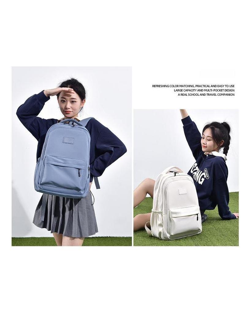 Modny plecak szkolny w stylu japońsko-koreańskim o dużej pojemności dla uczniów szkół średnich