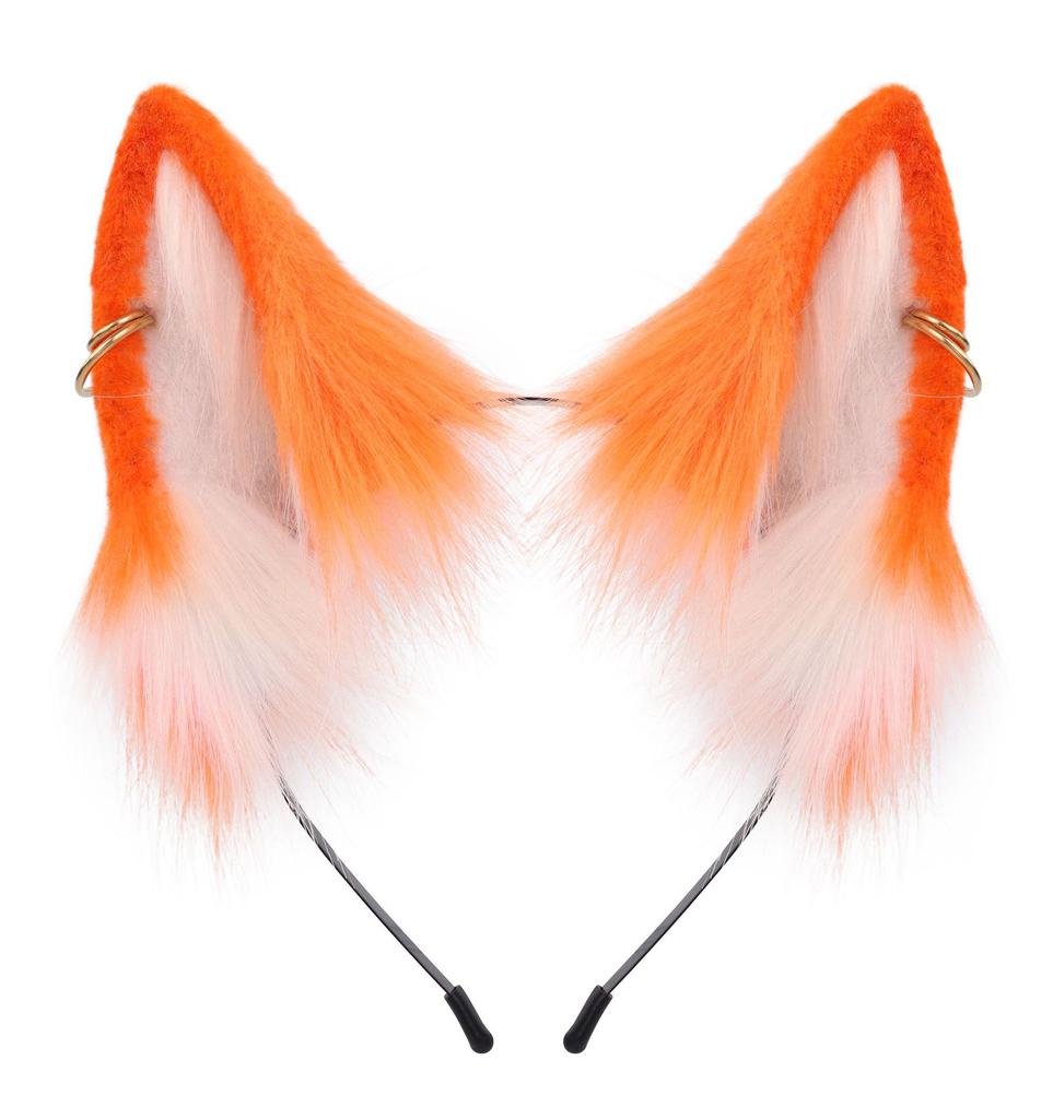Bandeau Oreilles Pelucheuses Réalistes pour Accessoire de Costume Cosplay
