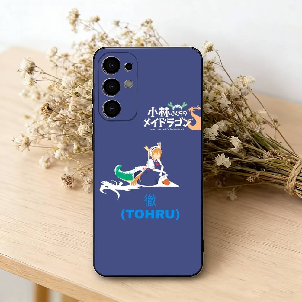 

D-Dragon Maid Tohru Ilulu Phone Case Black Silicone Soft For Samsung S25,S24,S21,S22,S23,S30,Ultra,S20,Plus,Fe,Lite Samsung S30plus5G
