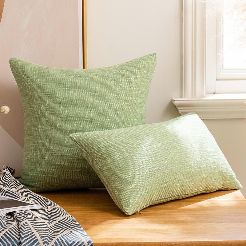 Green Ins Style Pillow Case Internet Celebrity Style Art Design Pillow Sofa Cushion Model Room Pillow