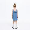 Little MO&Co. Girls' Denim Sleeveless Bow Dress