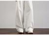 Spring/Summer 2026 Tall Women's White Wide-Leg High-Waisted Casual Suit Pants