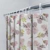 Fashion Floral Bath Curtain Decorative Shower Curtains Waterproof Bathroom Liners Purple Pink White Green Leaves For Home Decora