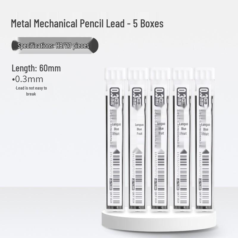 עפרון מכני מתכתי בעל מרכז כובד נמוך לכתיבה מקצועית וציור מנגה