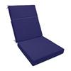 Patio Chair Cushion Seat Pad with Ties Water Resistant with Removable Cover for Deck Front Porch Yard Lawn Furniture Pool