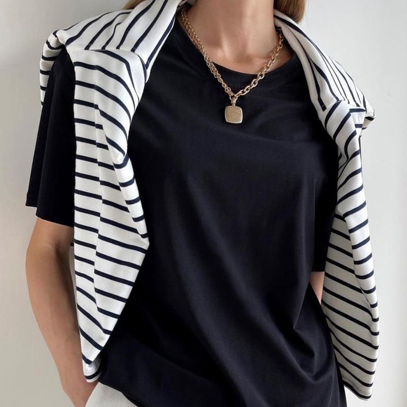 Hirsionsan Basic Cotton T Shirt Women Summer New Loose Solid Tees 19 Colors Casual Loose T Shirt Female Oversized O Neck Female Tops