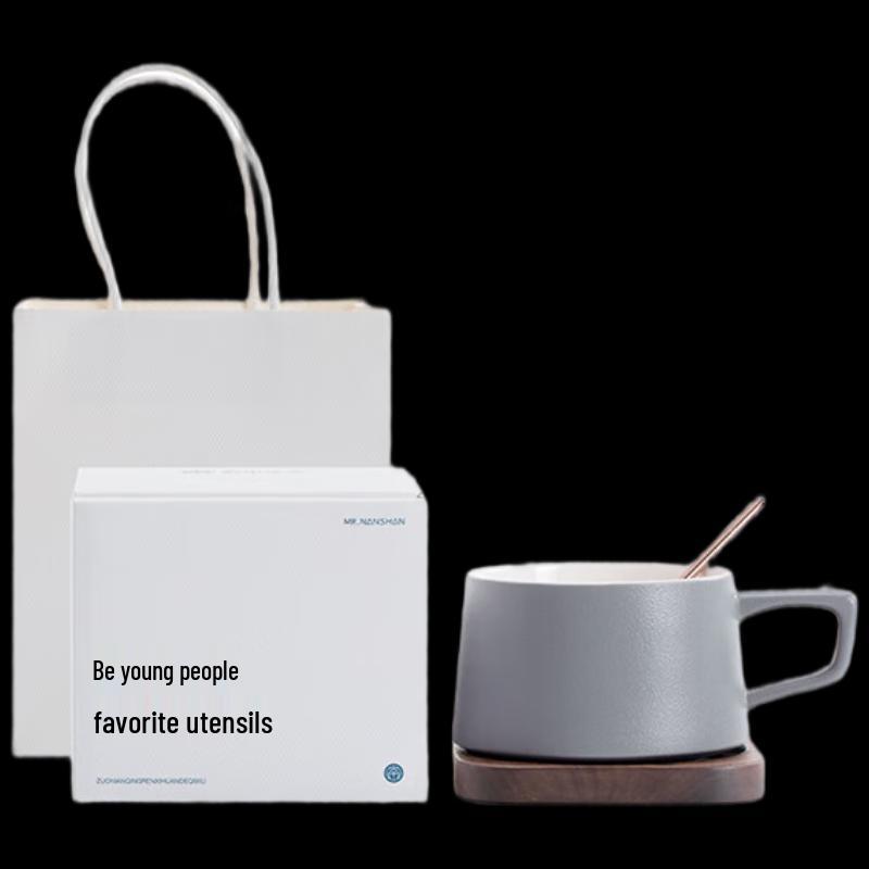 European Ceramic Coffee Cup & Saucer Set