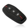 3 Button Silicone Car Remote Key Case For Ford Figo  Mondeo 5 Ecosport Puma  Fiesta Mk8 Everest Ranger Accessories Cover