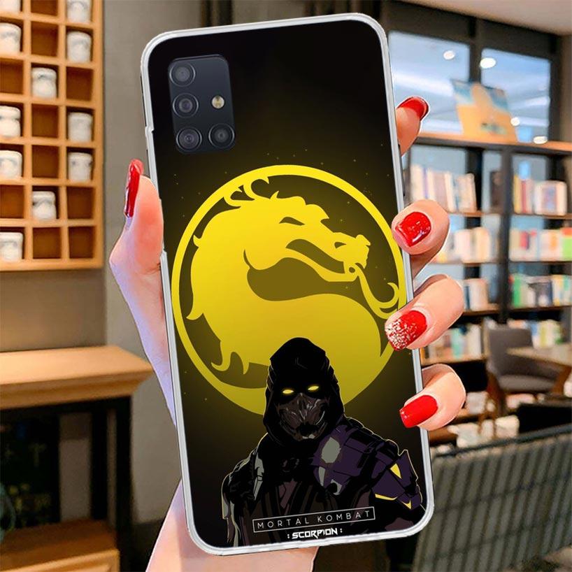 Scorpion Zero Sub Mortal Kombat Cover Phone Case For Samsung Galaxy A12 A22 A32 A52 A72 A02S Phone Case Note 20 Ultra 10 S10 Plu