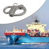 Marine Grade Stainless Steel Fixed Bail Snap Shackle 35/52/69/96mm Snap Hook