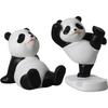 Bonito criativo panda figuras interior universal celular suporte de telefone móvel decoração de mesa de escritório em casa suportes de telefone