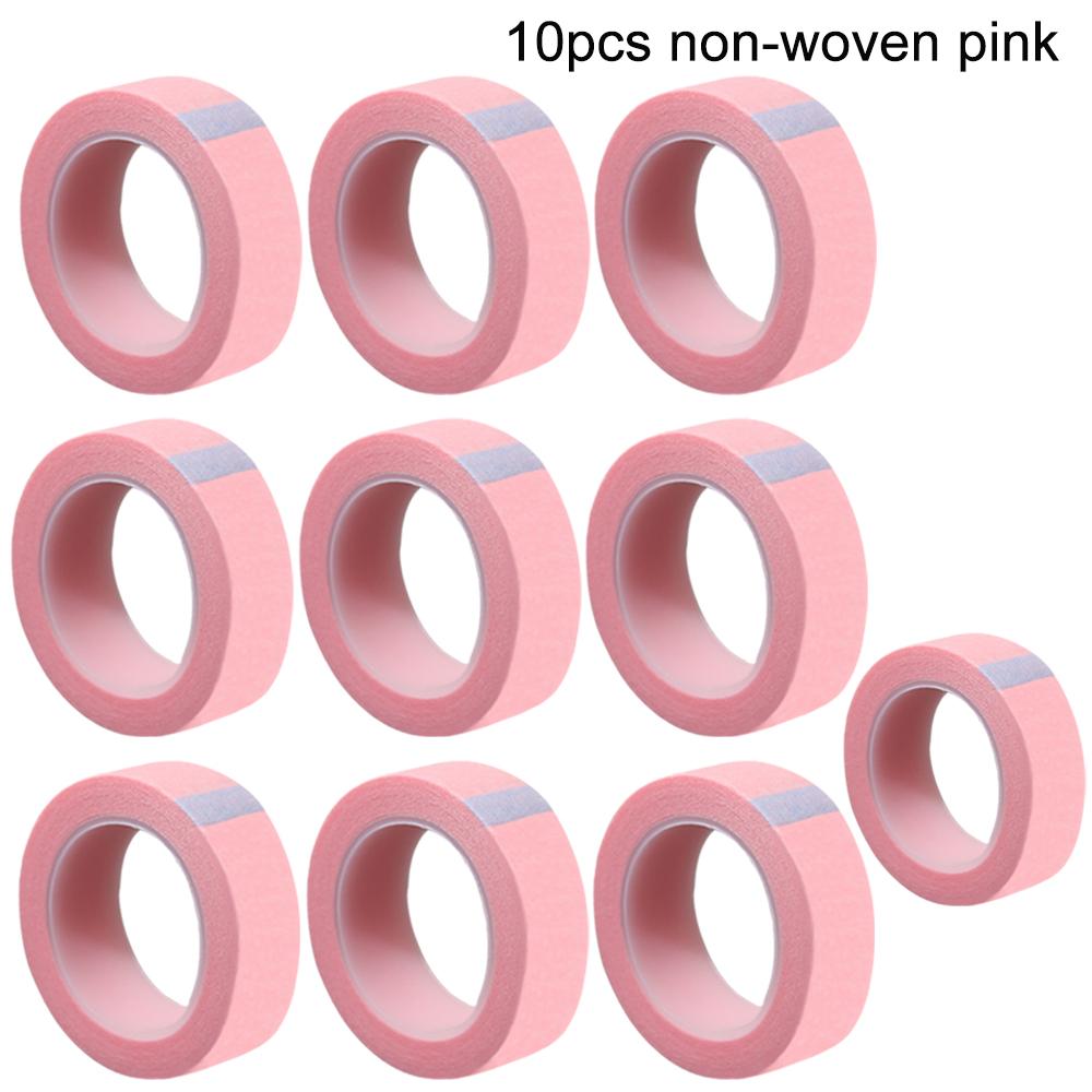 5/10pcs Micropore Lash Tape Breathable Medical Paper Tape Eyelash Extension Patch PE Non-woven Cloth Adhesive Lashes Makeup Tool