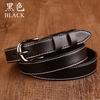 Women'S Belt Pin Buckle Women'S Genuine Leather Retro Pure Cowhide Belt Jeans Thin