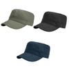 Versatiles Armies Green Hat Man Casual Checkered Lining Hat Back Closed Flat Hat for Everyday Use and Outdoor Activity