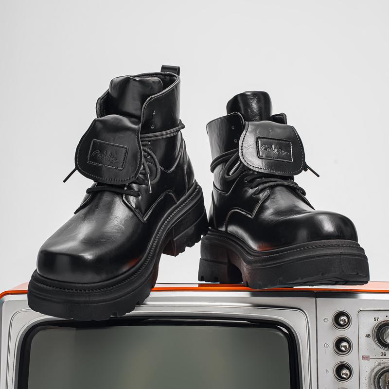 

Men S Fashionable And Versatile Boots With Soft Leather And Lightweight Daily Commuting Street Style Men S Casual Shoes 44