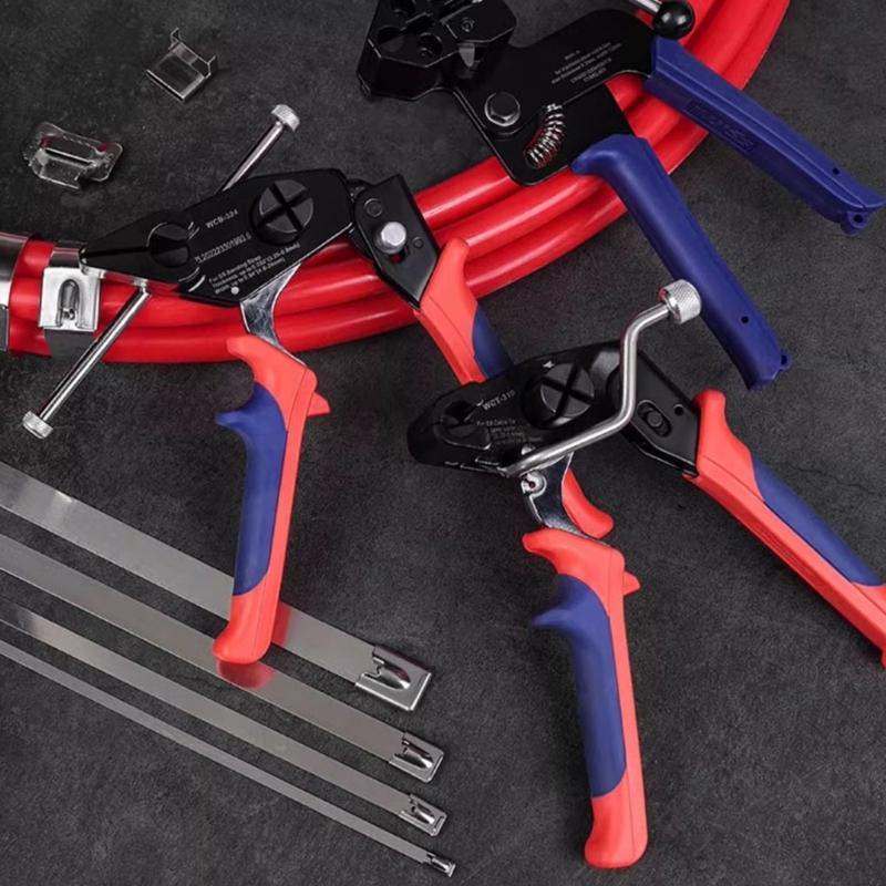 Cable Tie Fastener Stainlesss Steel Cable Tie Guns Metal Zips Tie Tightener for Fastening & Trimming Easy To Use