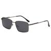 Retro upgraded high definition sunglasses stainless steel pilot men's anti-ultraviolet polarized sunglasses outdoor leisure