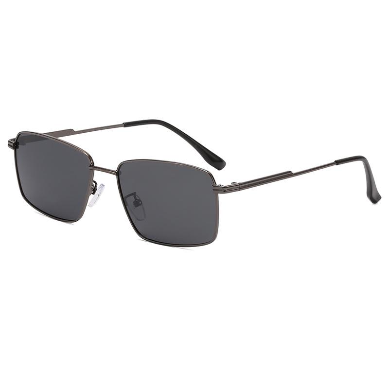 Retro upgraded high definition sunglasses stainless steel pilot men's anti-ultraviolet polarized sunglasses outdoor leisure