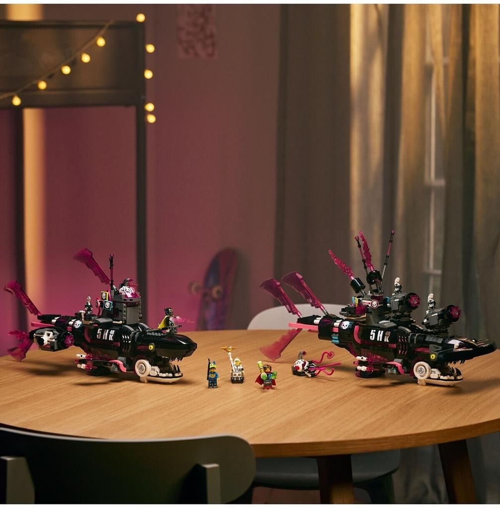 LEGO конструктор DREAMZzz – Подводная лодка кошмарной акулы (71500)